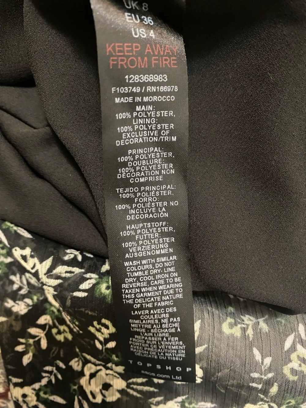 Topshop mini dress
